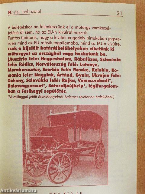 Műkincsem van - mit tegyek, mit tehetek?