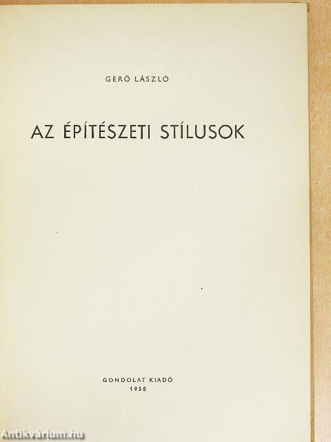 Az építészeti stílusok