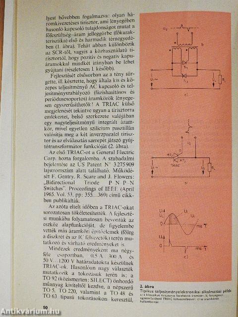 A TRIAC és kapcsolástechnikája