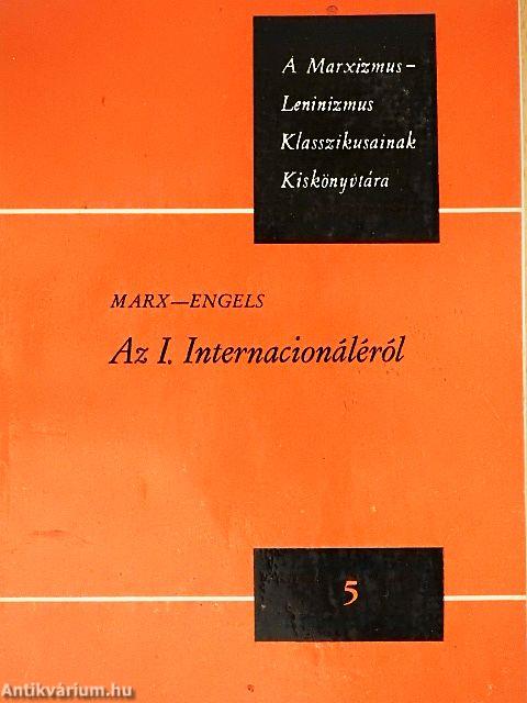 Az I. Internacionáléról