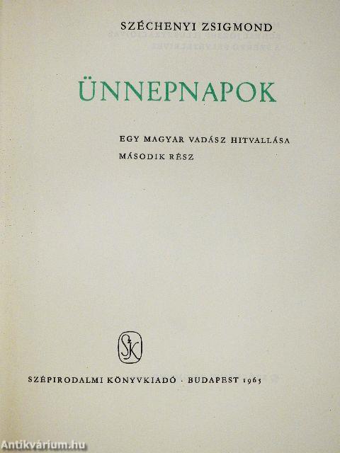 Ünnepnapok