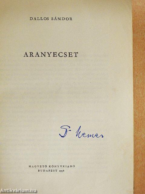 Aranyecset