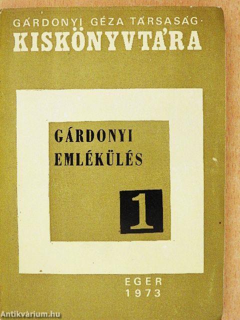 Gárdonyi emlékülés