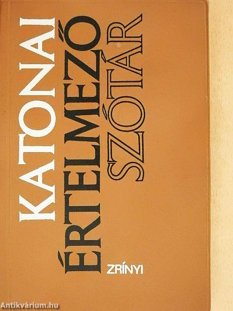 Katonai értelmező szótár