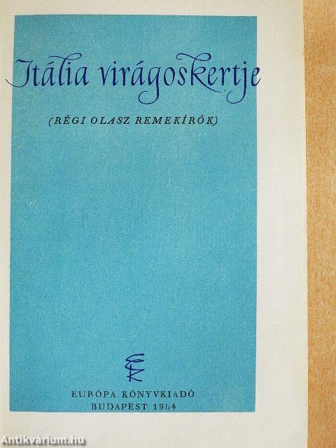 Itália virágoskertje