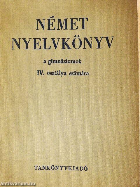 Német nyelvkönyv IV.