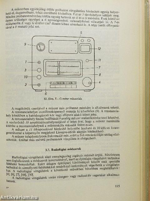Roncsolásmentes betonvizsgálatok