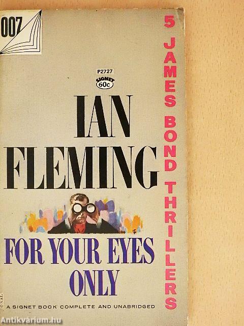 For your eyes only
