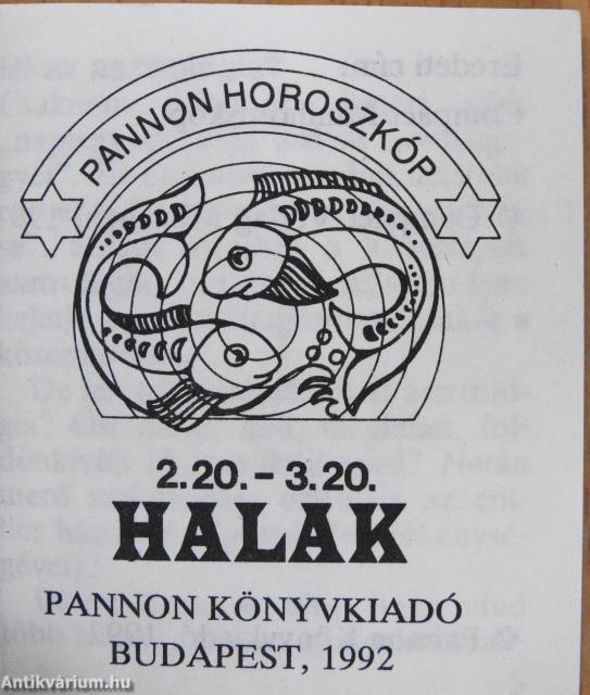Halak (minikönyv)
