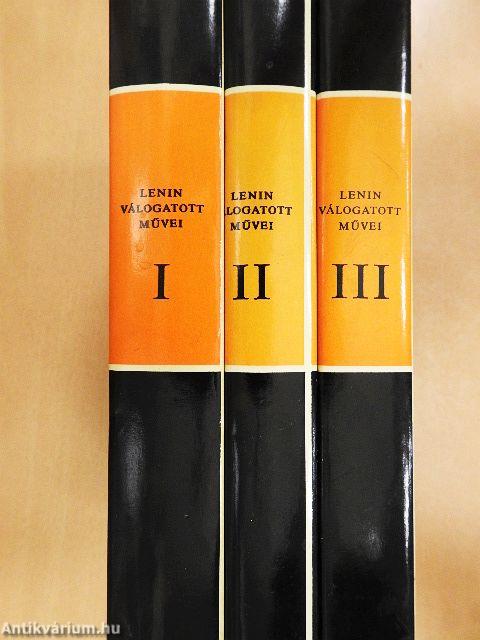 Lenin válogatott művei I-III.