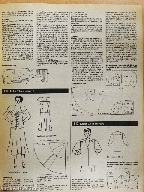 Burda Mode Moletteknek '90 nyár