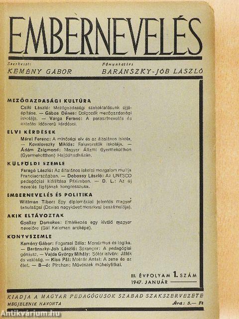 Embernevelés 1947. január