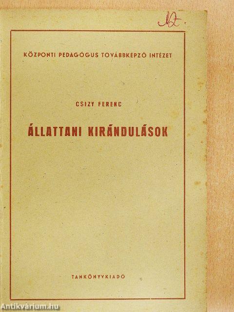 Állattani kirándulások