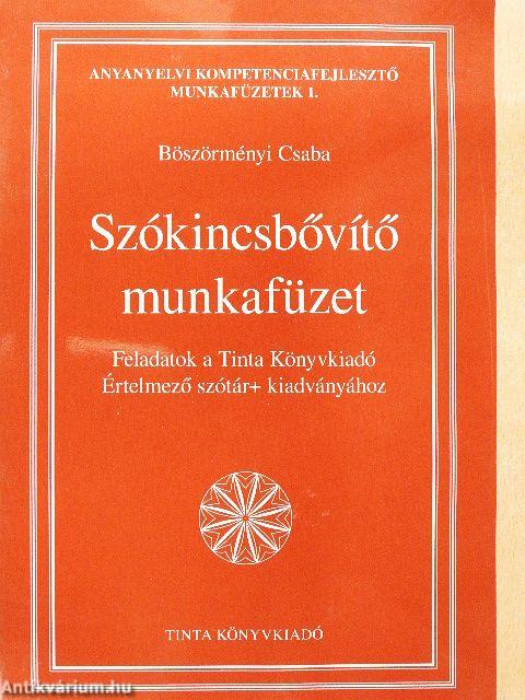 Szókincsbővítő munkafüzet