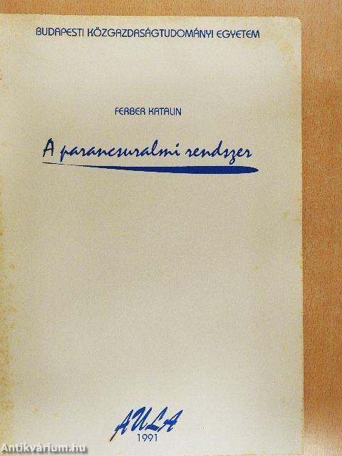 A parancsuralmi rendszer