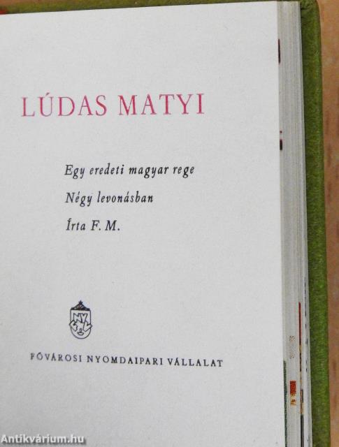 Lúdas Matyi (minikönyv)