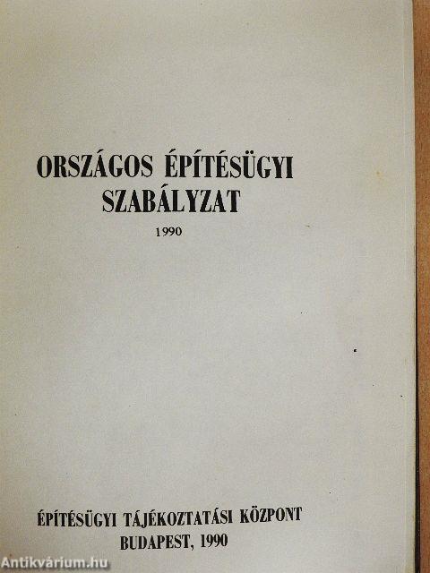 Országos Építésügyi Szabályzat 1990