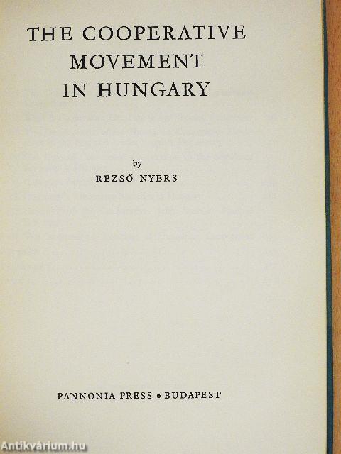 The Cooperative Movement in Hungary