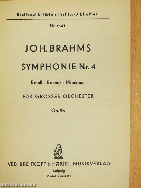Symphonie Nr. 4 E-moll