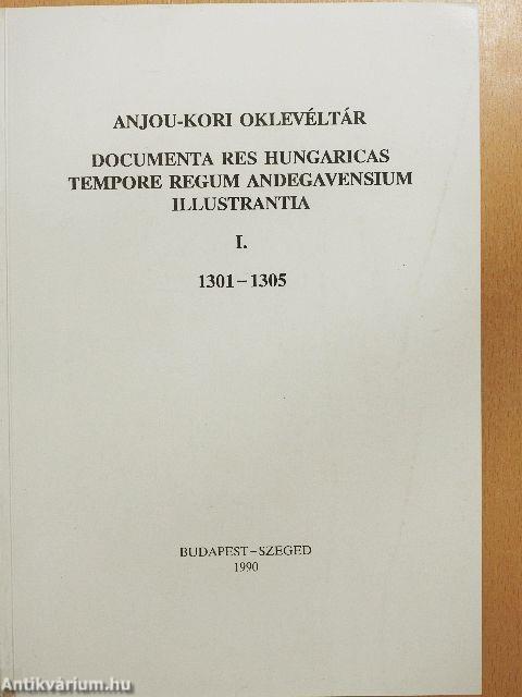 Anjou-kori oklevéltár I.