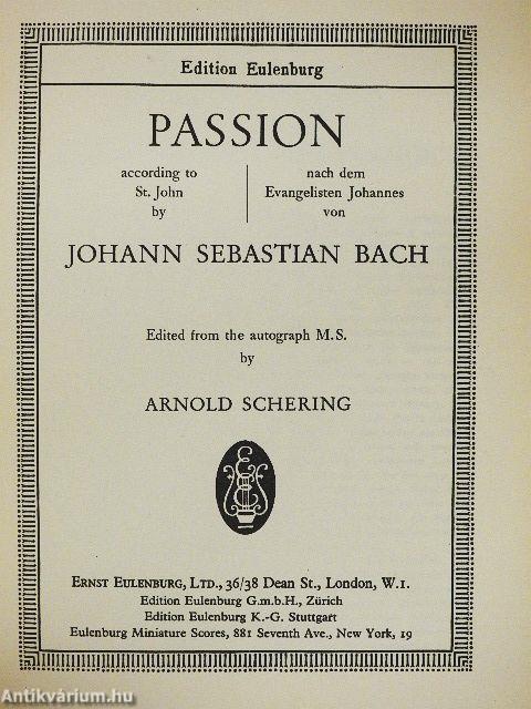 St. John Passion