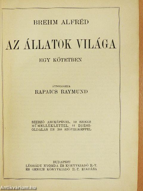 Brehm - Az állatok világa