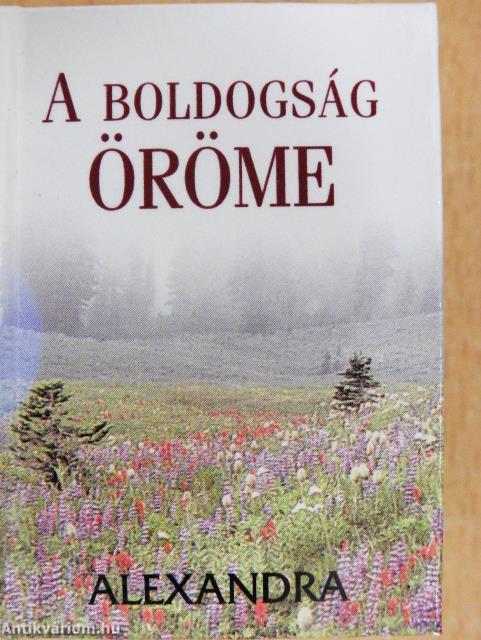 A boldogság öröme (minikönyv)