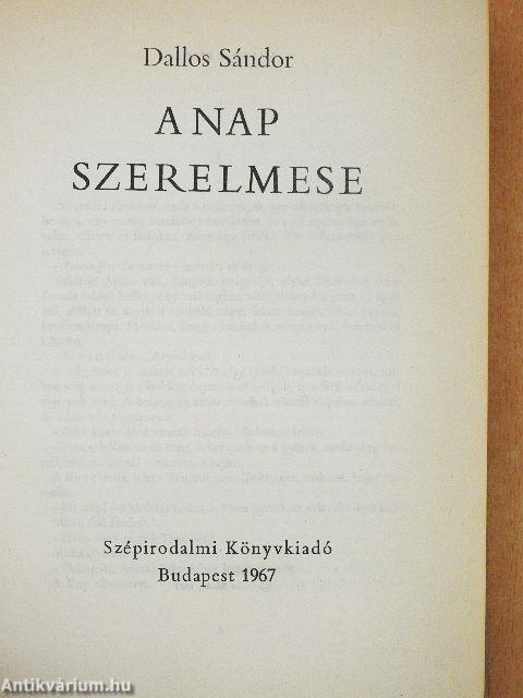 A nap szerelmese/Aranyecset