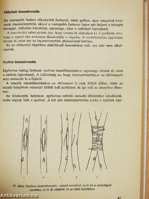 Oltás, szemzés, dugványozás