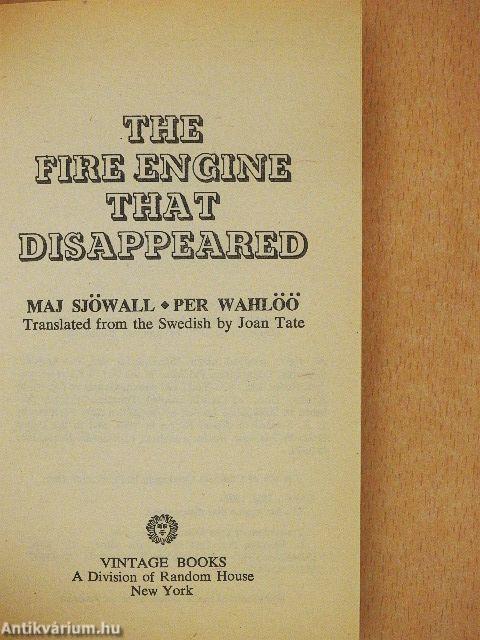 The Fire Engine That Disappeared