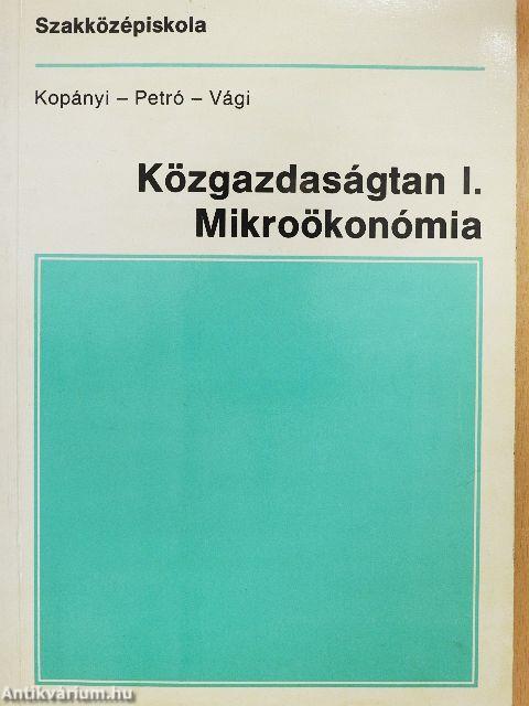 Közgazdaságtan I.