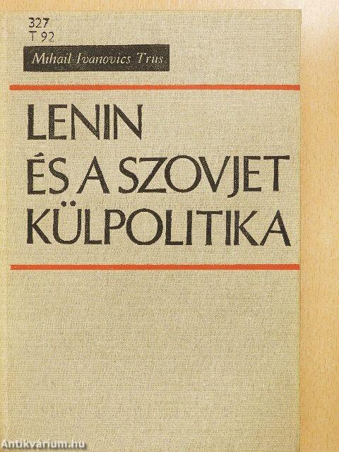 Lenin és a szovjet külpolitika