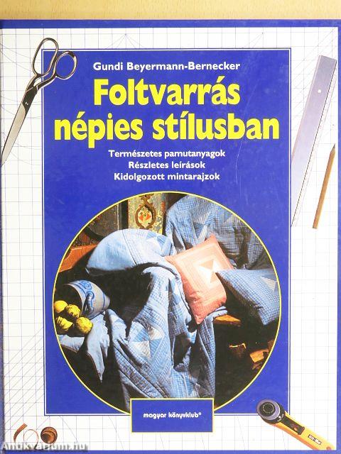 Foltvarrás népies stílusban