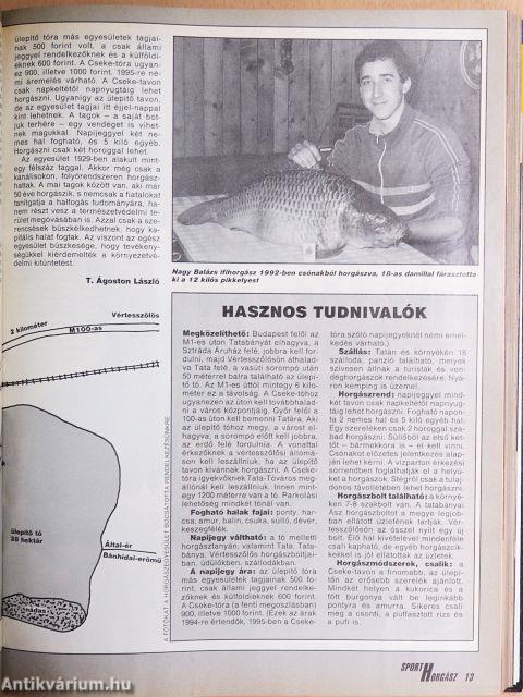 Sporthorgász 1995. január-december
