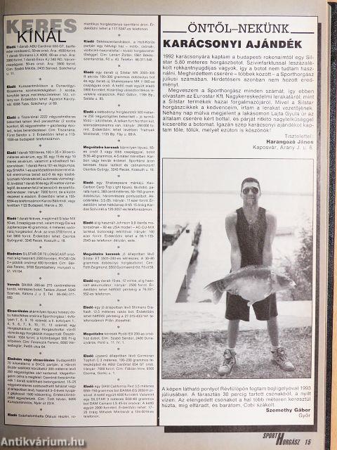Sporthorgász 1994. január-december