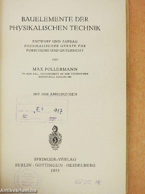 Bauelemente der Physikalischen Technik