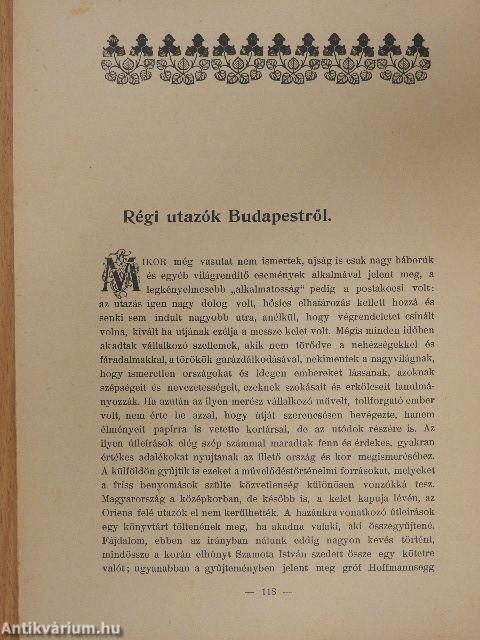 A Budapesti Ujságirók Egyesülete Almanachja 1905. (rossz állapotú)