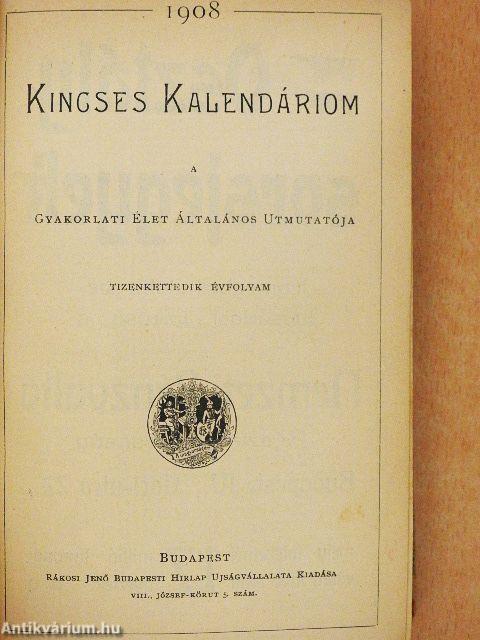 Kincses Kalendáriom 1908