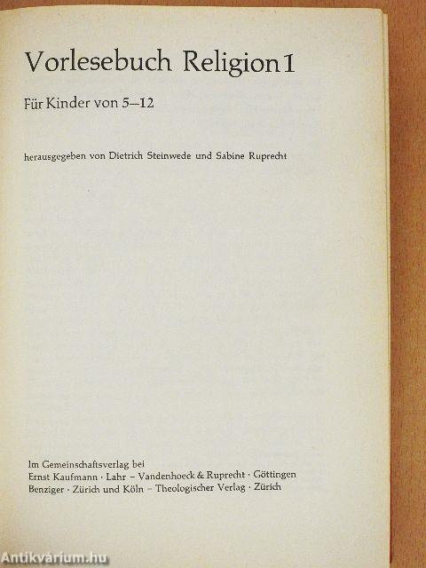Vorlesebuch Religion 1-3