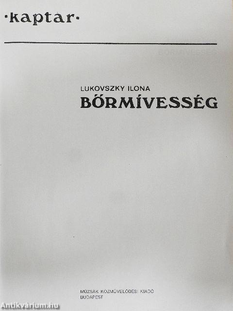 Bőrmívesség