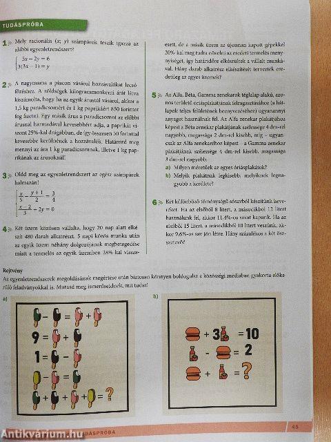 Matematika tankönyv 10/I.