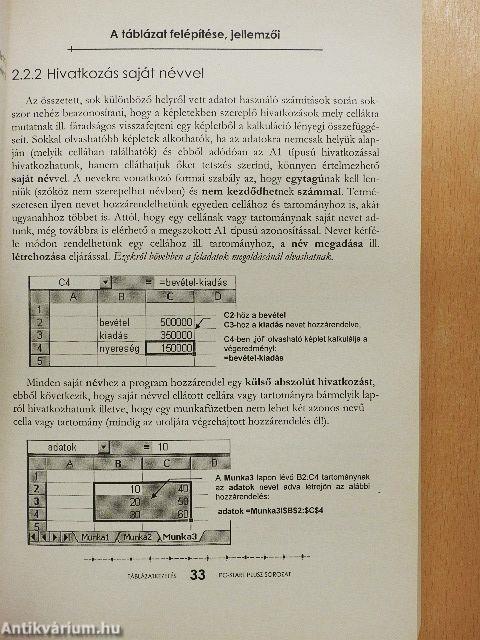 Táblázatkezelés