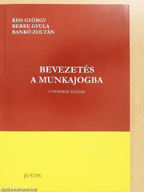 Bevezetés a munkajogba