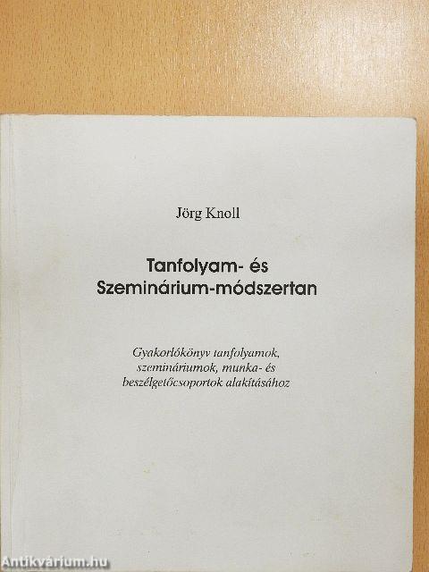 Tanfolyam- és szeminárium-módszertan
