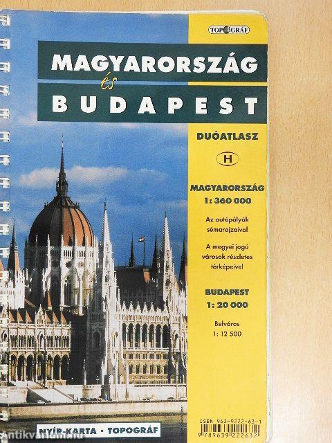 Magyarország és Budapest duóatlasz
