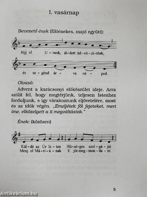 Adventi gyertyagyújtás