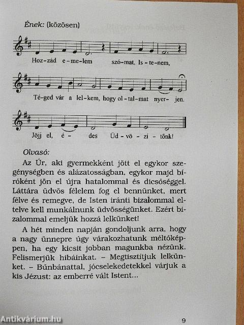 Adventi gyertyagyújtás