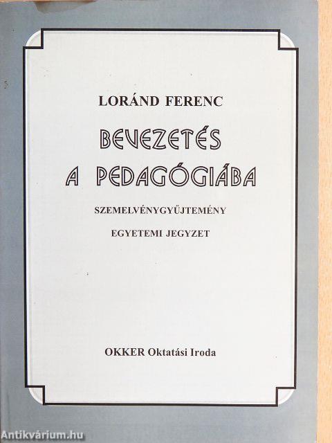 Bevezetés a pedagógiába