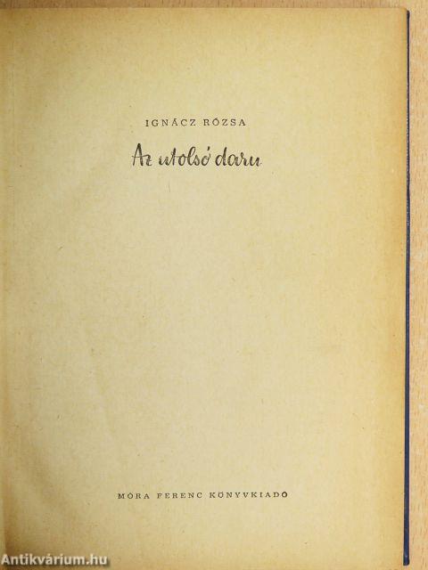 Az utolsó daru