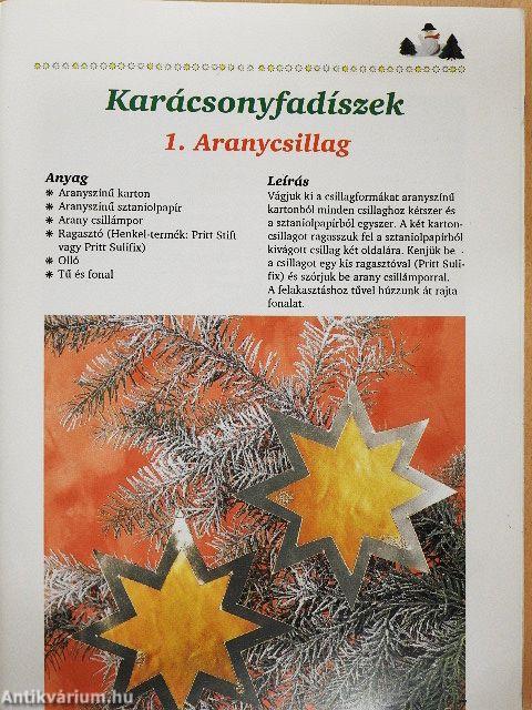 Karácsonyi papírdíszek